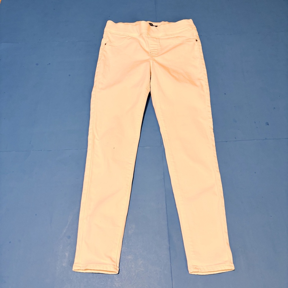 Old Navy Women's White Mid Rise Skinny Jeans